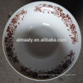 8 inch customized chinese noodles bowl white porcelain